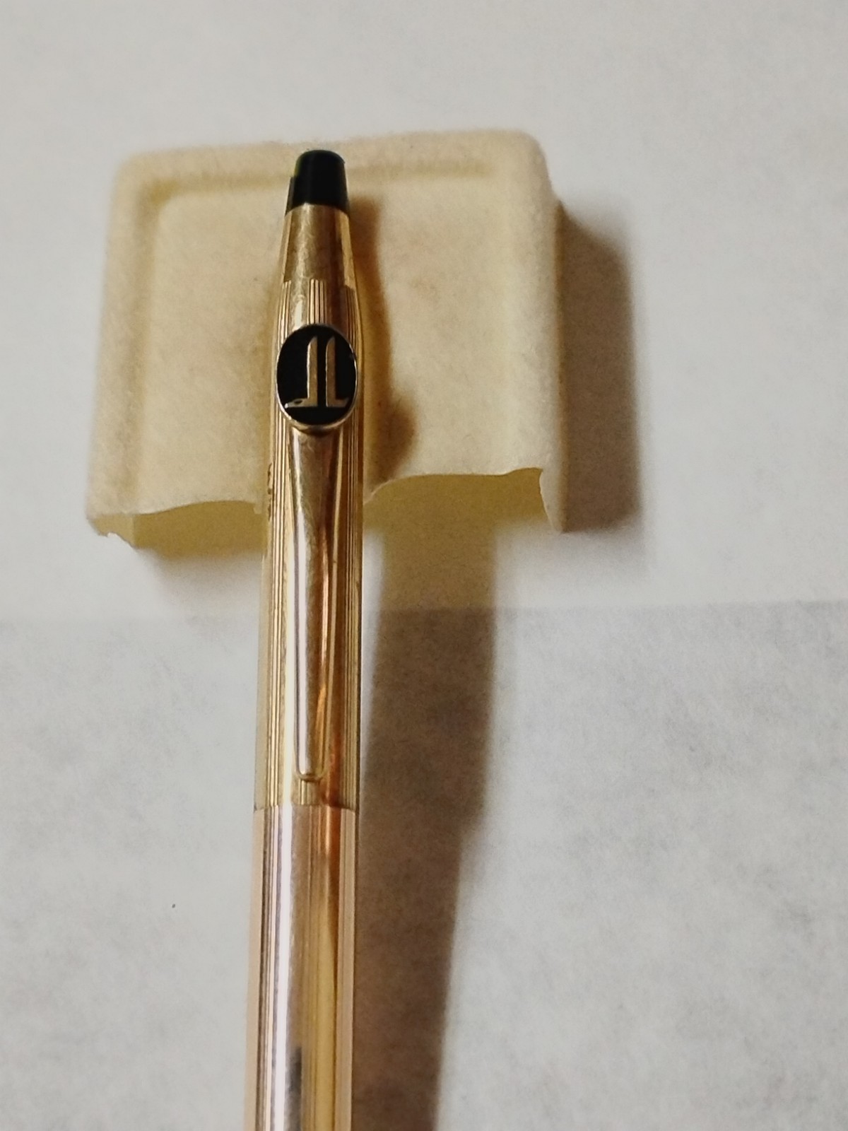 VTG Cross 10k Gold Filled Pen with J&L Steel Logo Tested And Working #L0