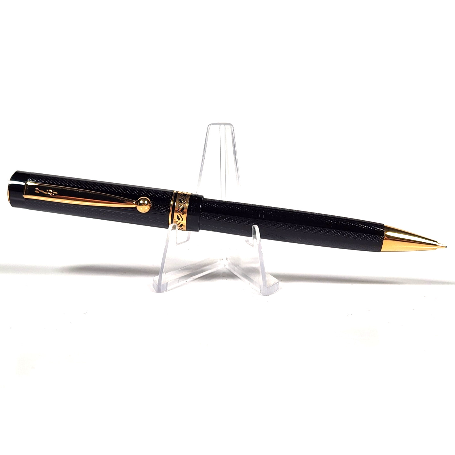 Rare Vtg 1990 Pilot Custom 72 GT Guilloche Black 24K GP Mechanical Pencil NOS!