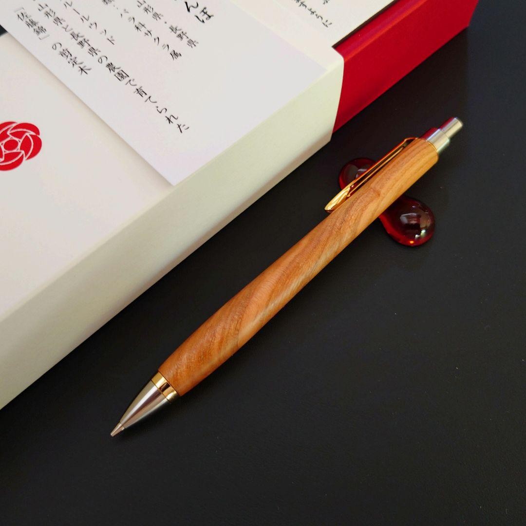 [Takumi Shu Shu Tsubaki/Aketsubaki] Mechanical pencil (cherry) Old wood pen
