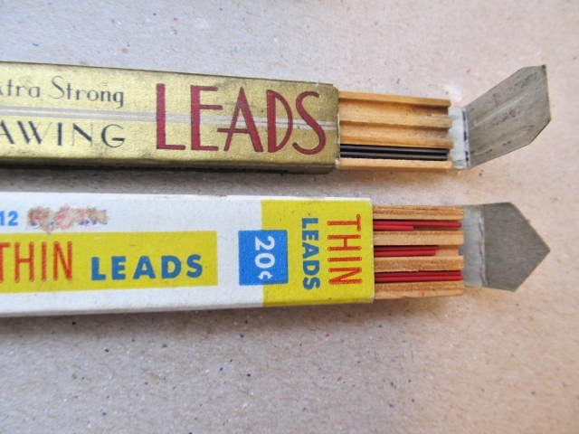 Vintage Lot of 5 ~ Scripto Writing Leads with Boxes ~ Atlanta, Georga / USA