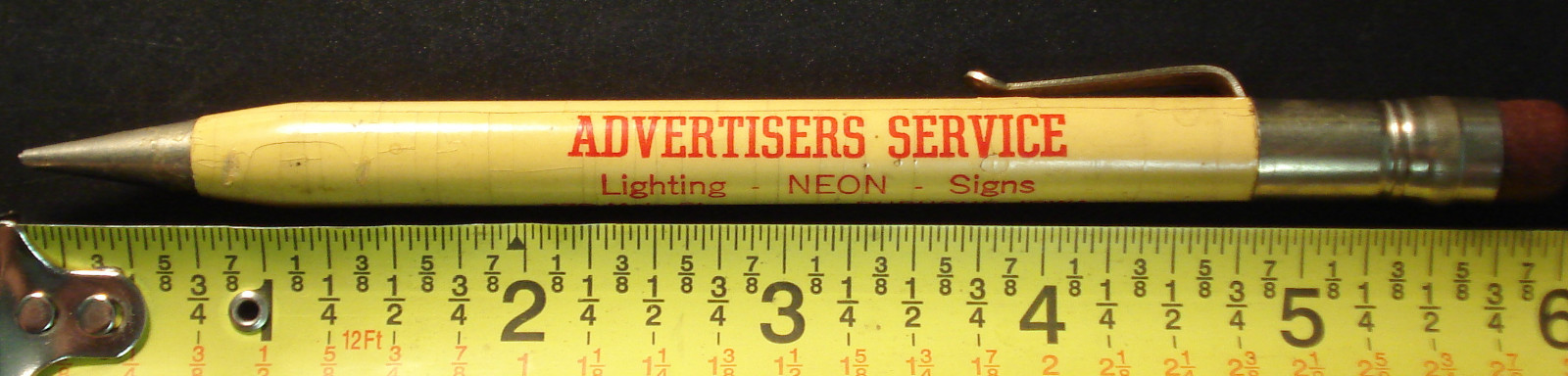 Vintage Dubuque, Iowa “Advertisers Service” Mechanical Pencil! Phone 236!