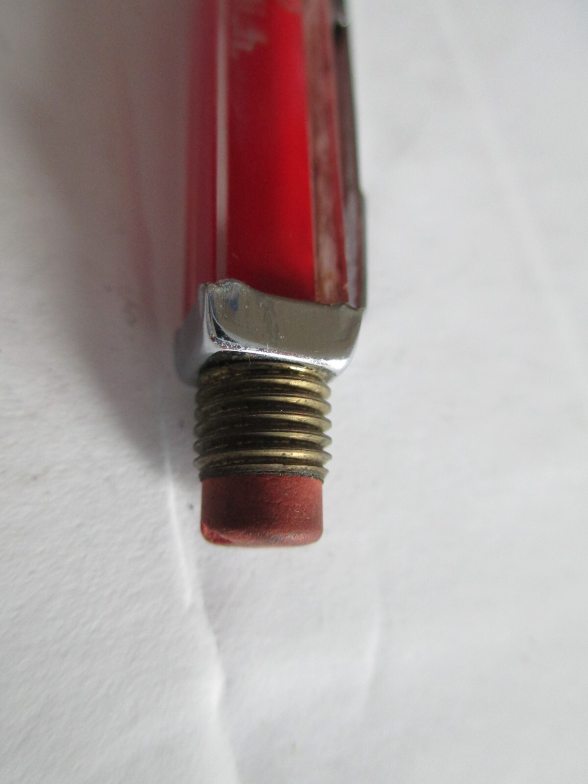 Vintage Square Profile Lucite Mechanical Pencil Al’s Tobacco Land Milford MI B12