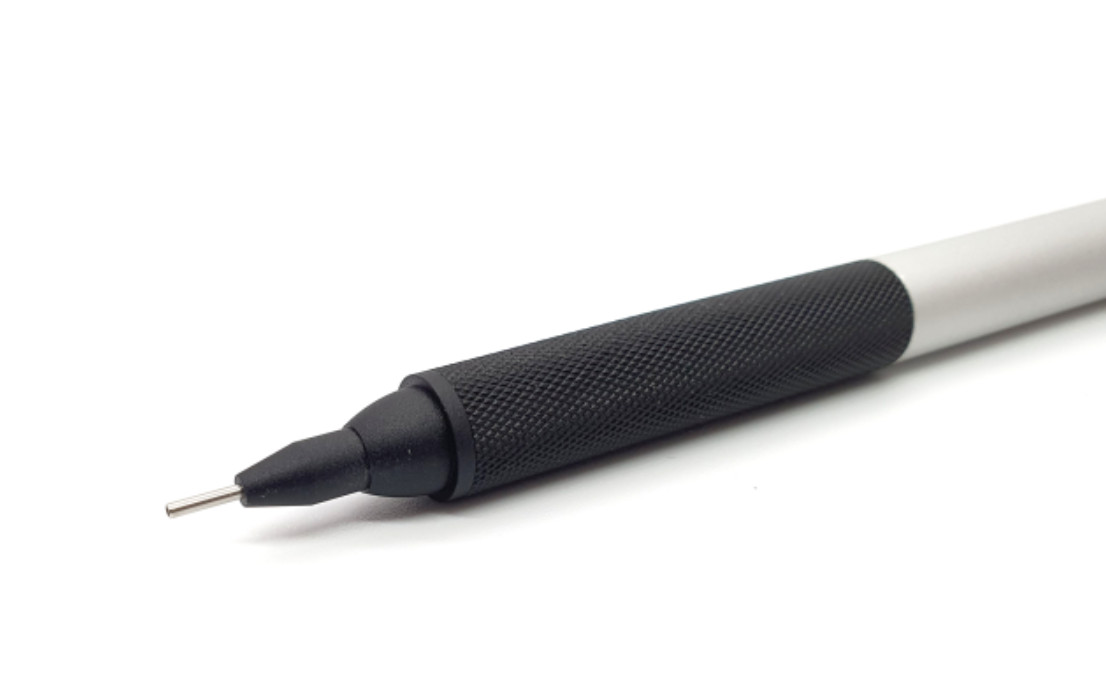 Drafting Pencil Luddite Tech Draw 2 Knock Type Mechanical Pencil BLACK & SILVER
