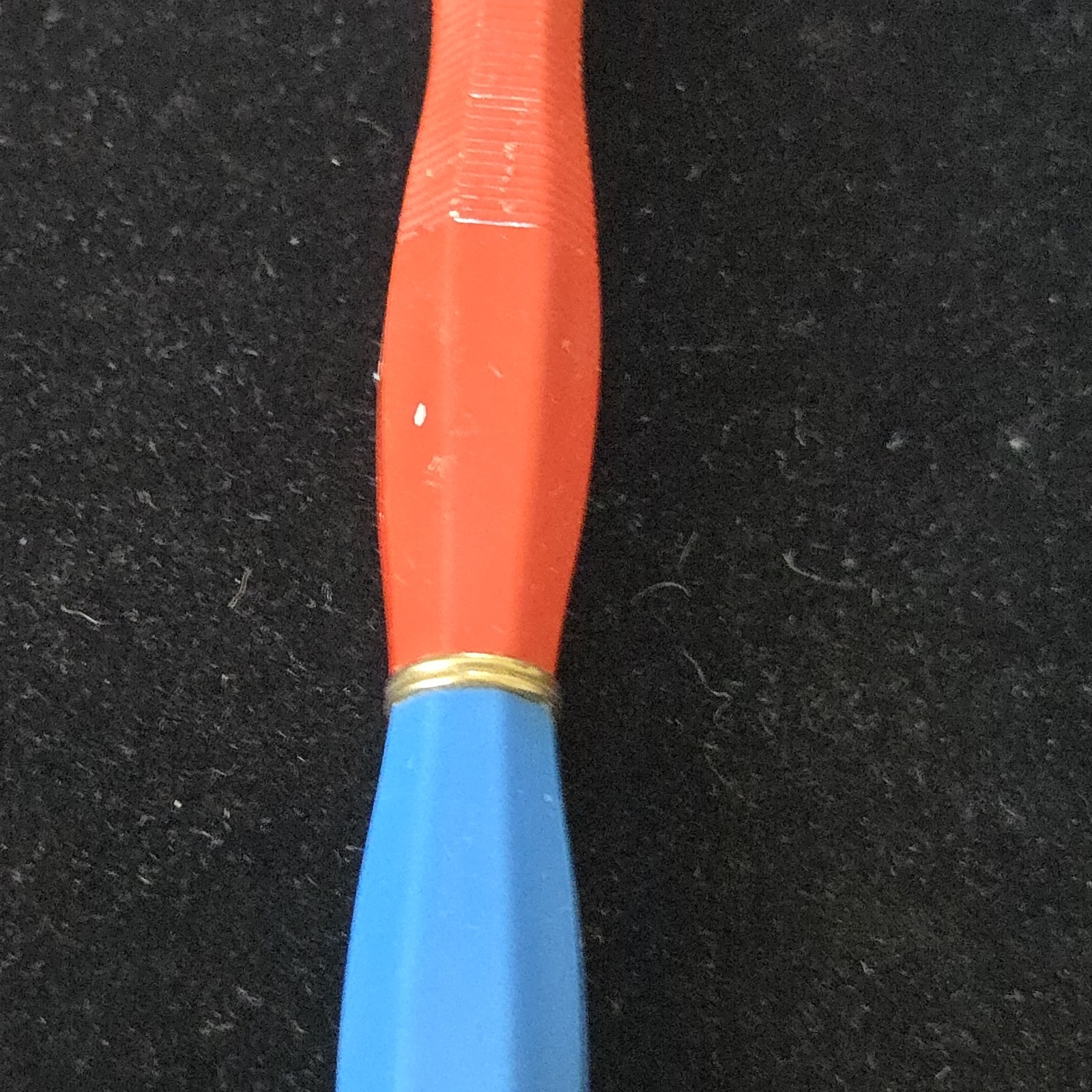 Vintage Zaner Bloser Mechanical Pencil Wax Red/ Blue
