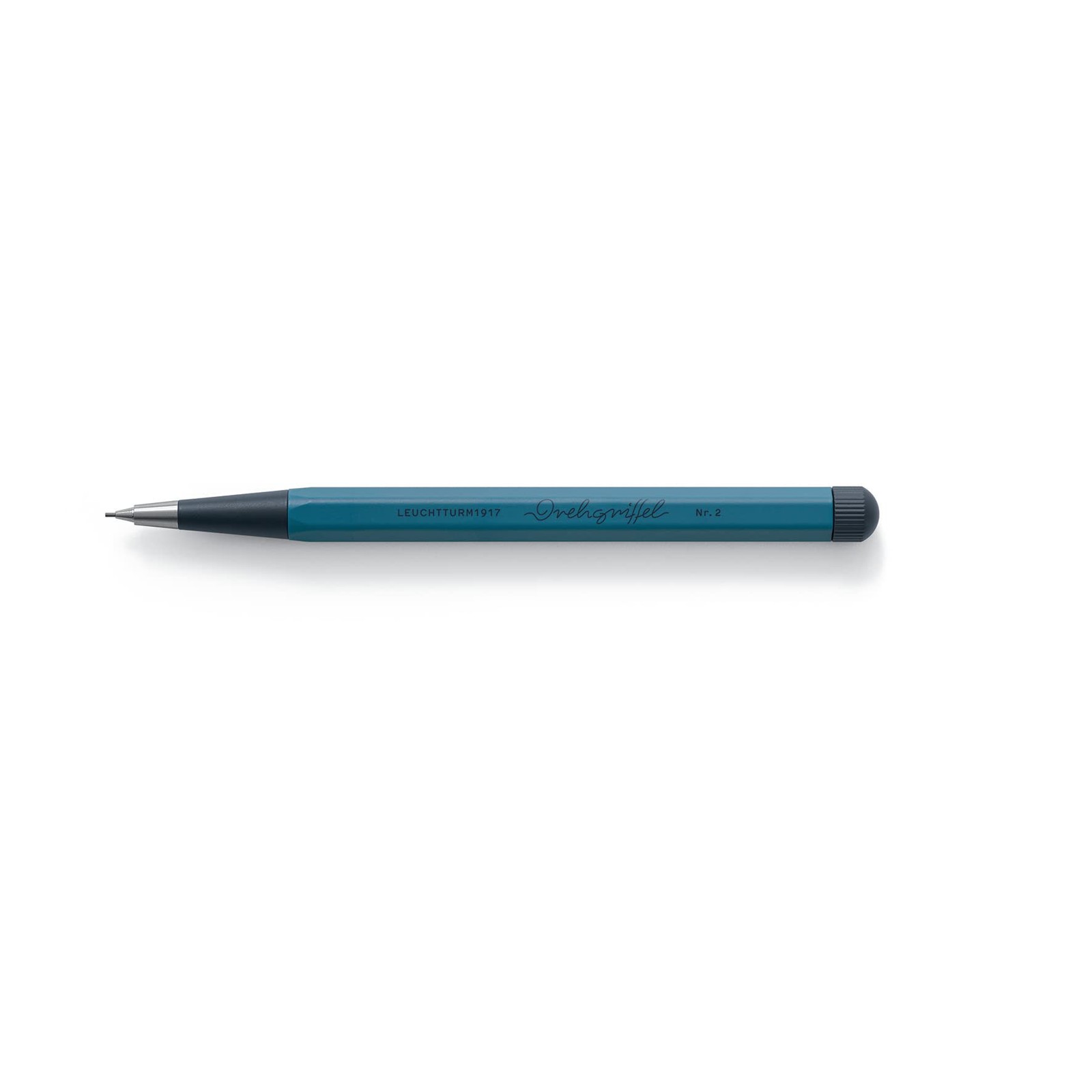 Drehgriffel Nr.2 Mechanical Pencil Stone Blue Retro Design Durable 0.7mm