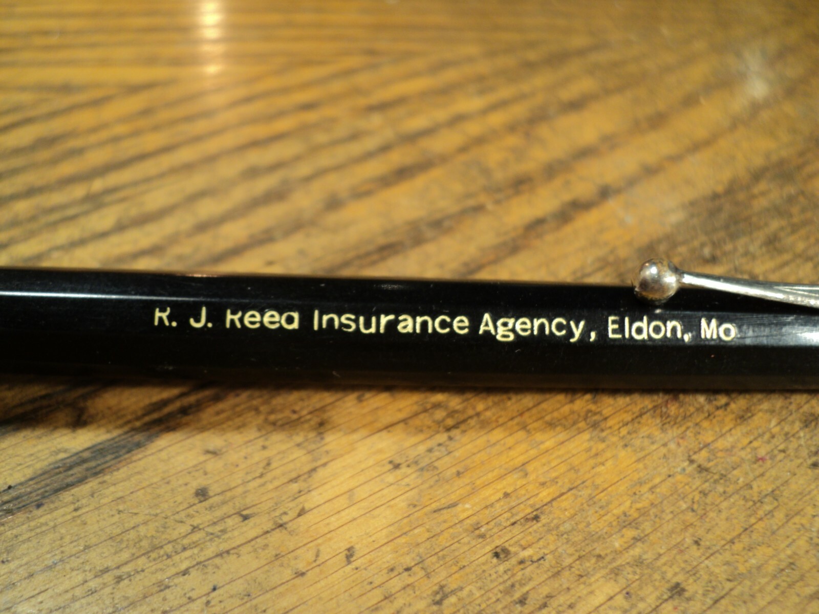 Vintage Wearever Mechanical Pencil R J Reed Insurance Agency Eldon Mo