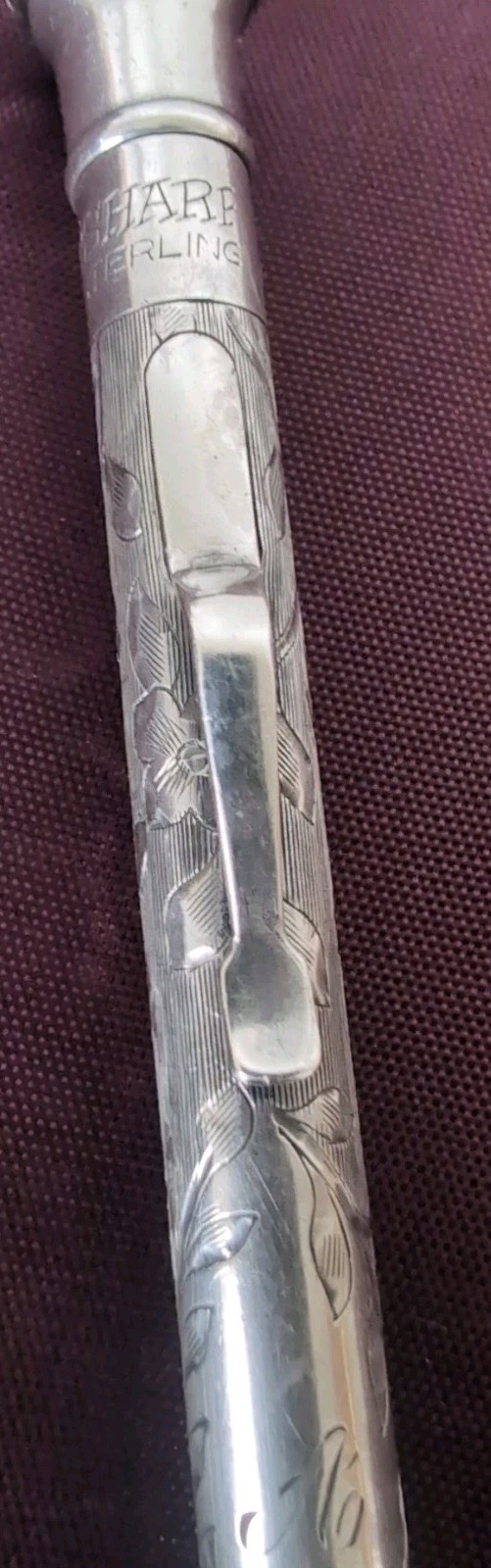 Vintage Wahl Eversharp Sterling Silver Mechanical Pencil, Art Deco Design, 1920s