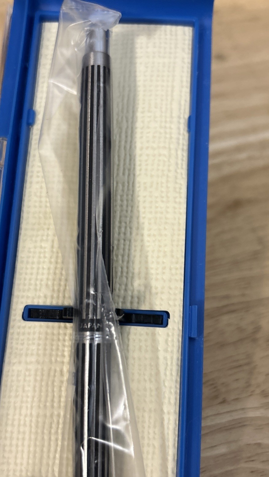 Pilot Etching Black Stripes Clutch Point Mechanical Pencil 0.5 All Metal Y0443