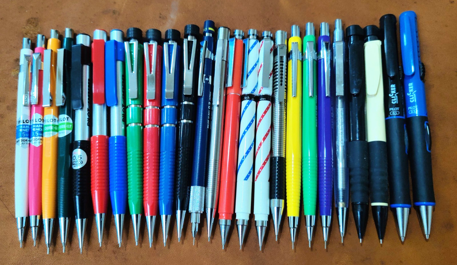 NOS VINTAGE PILOT Mechanical Pencil RARE Collection JAPAN Lot Of 25 PCS