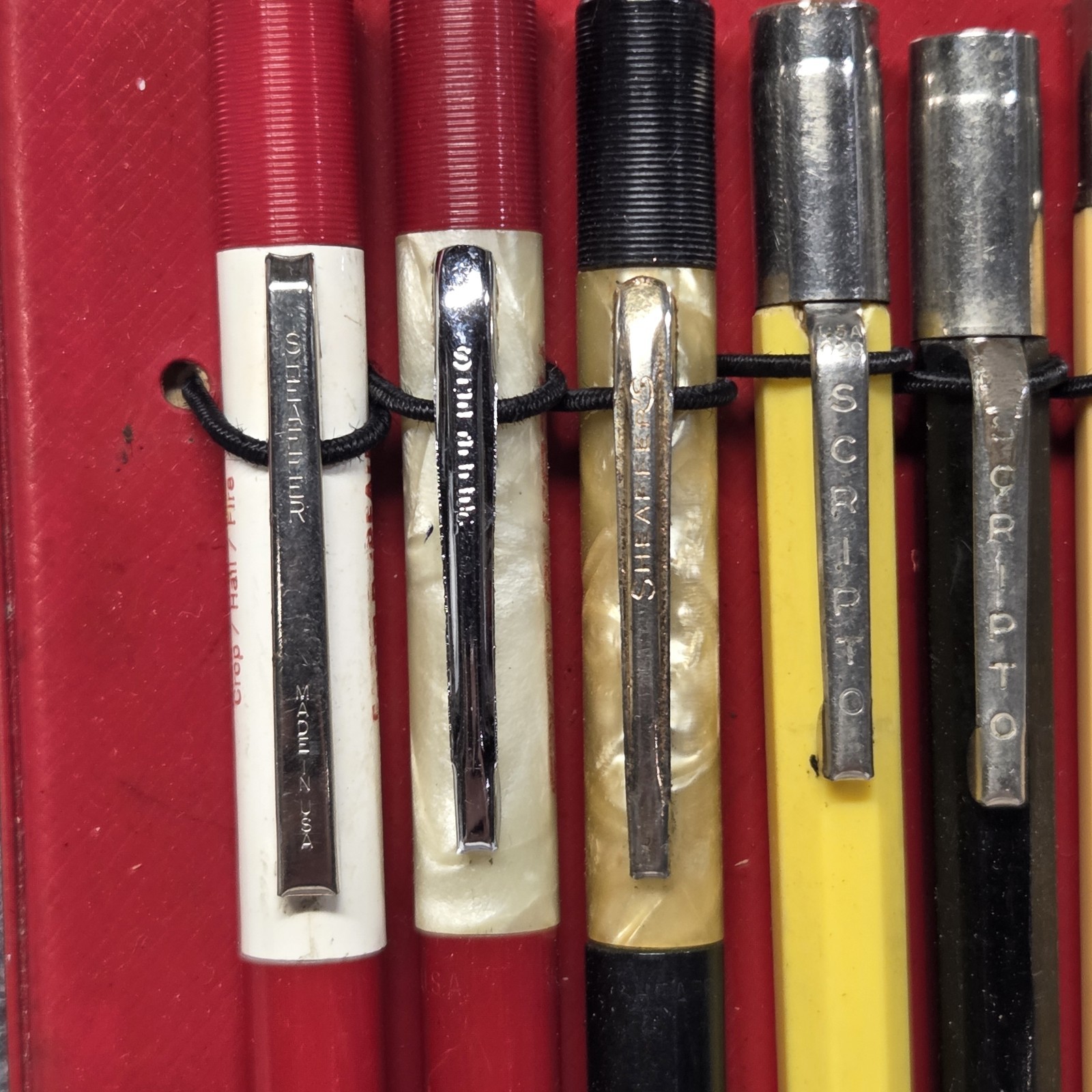 Vintage Mechanical Pencil Pen Lot of 11 Scripto Wearever Unipeco Advertising USA