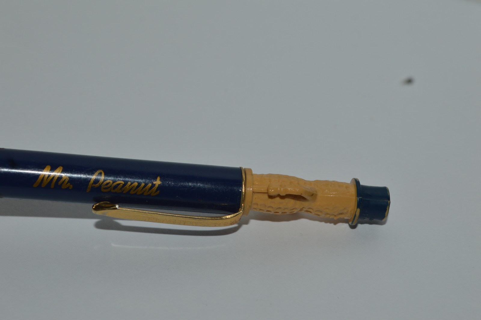 Planters Mr. Peanut Mechanical Pencil 1.1mm Red Barrel Made In USA Circa 1960’s