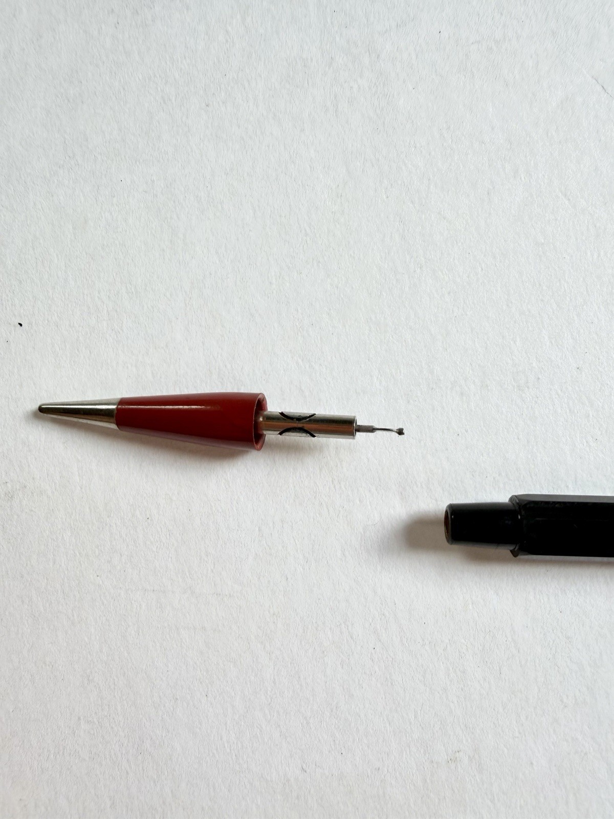 Vtg Autopoint Double-end Red Black Real Thin Mechanical Pencil- Republic Steel