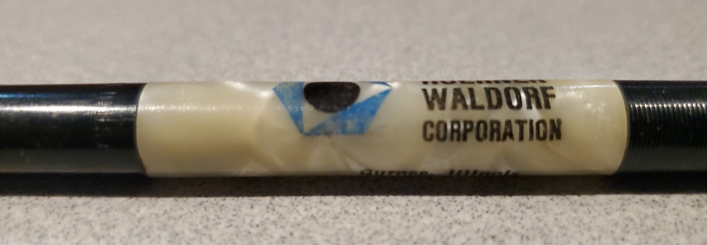 Vintage Hoerner Waldorf Corp- Sheaffer Mechanical Pencil black body Gurnee IL