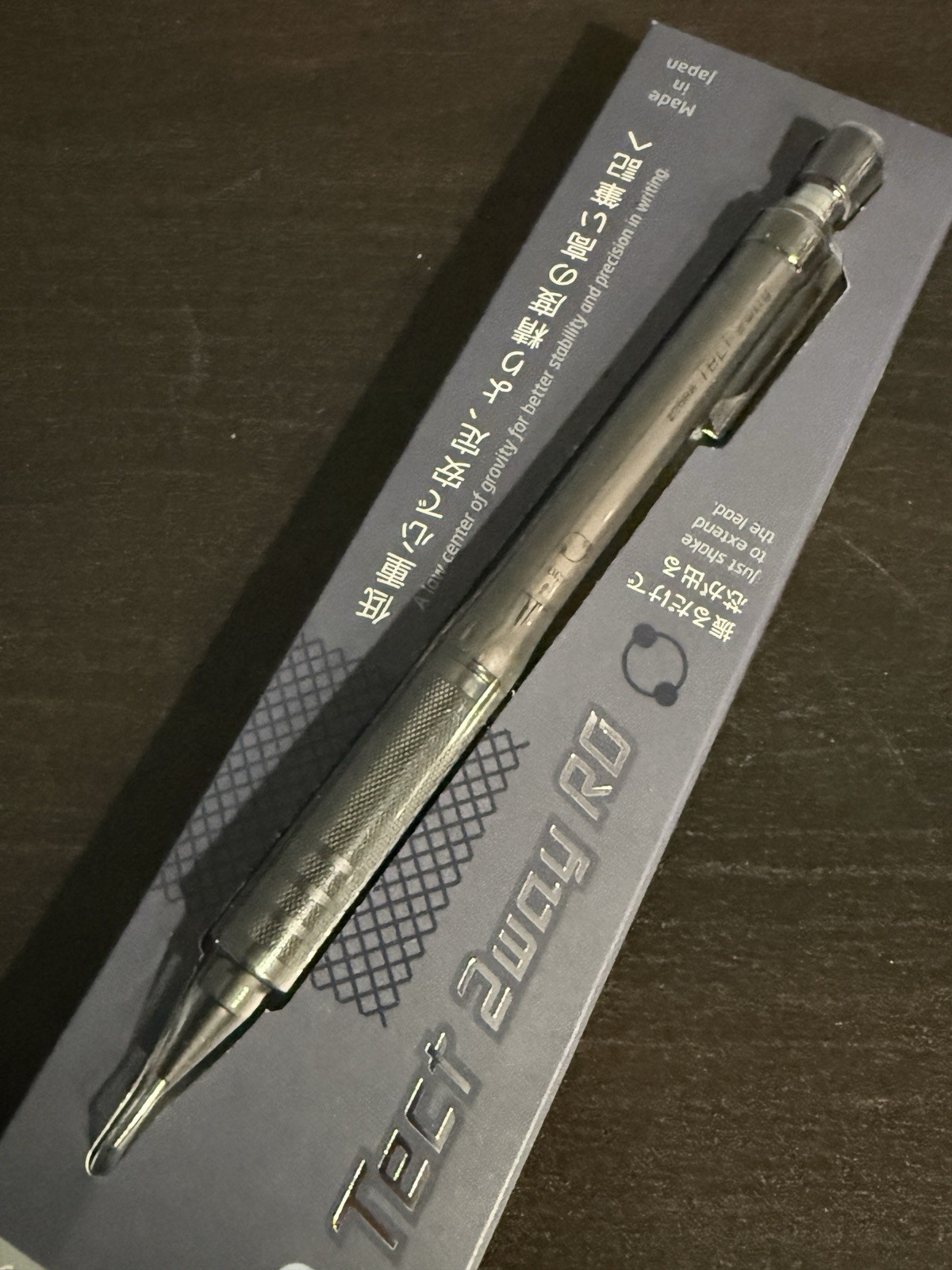 Zebra Mechanical Pencil Tect Two-Way RO Graphite Black P-MA141-GBK