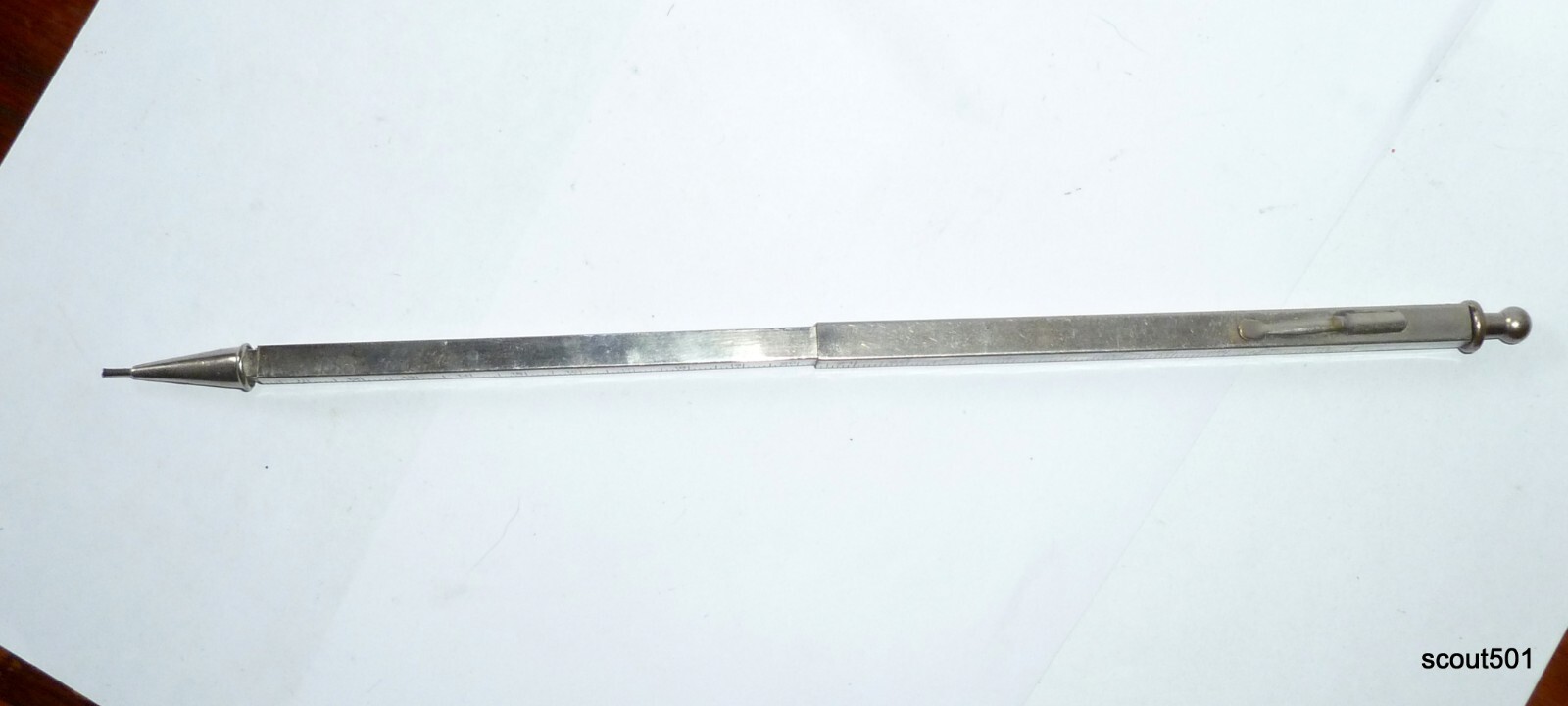 Antique 1920s Mechanical Pencil Bellas-Hess Salesmen 12” Ruler Germany NYC