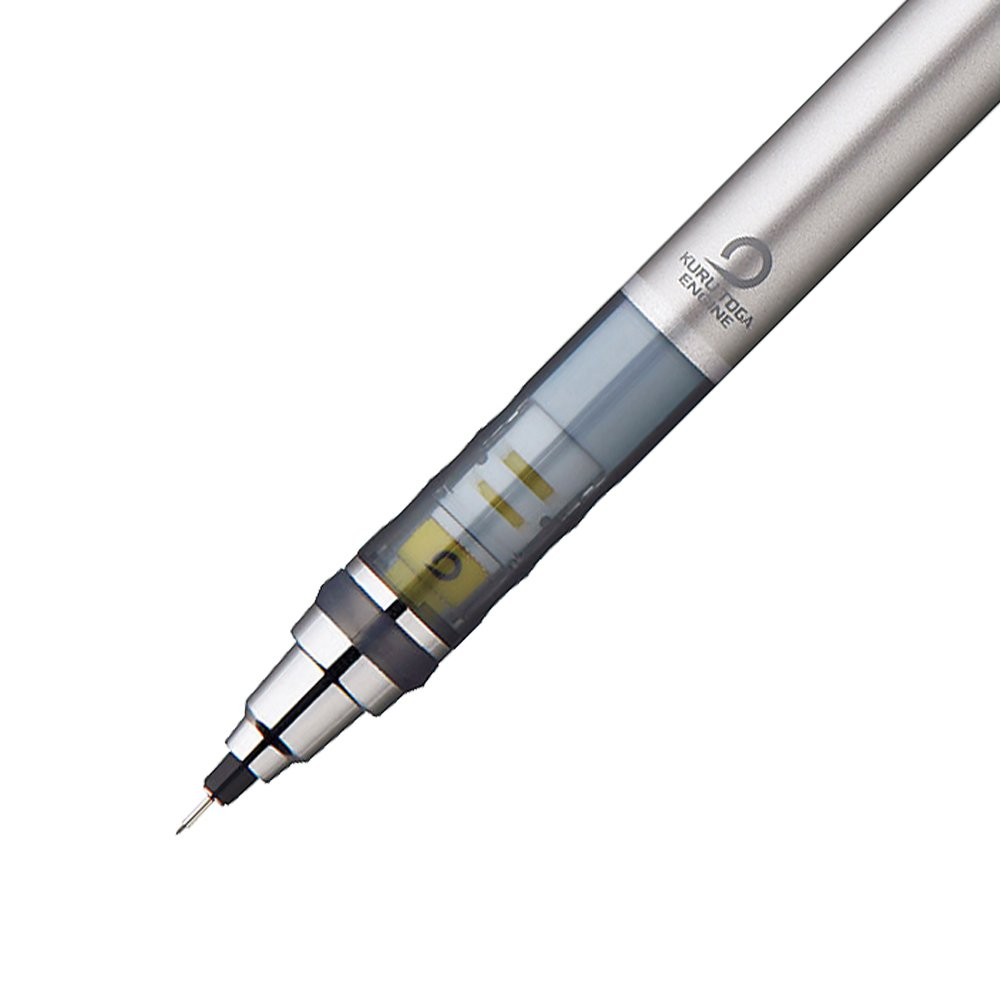 Kurutoga Mechanical Pencil Standard 0.3mm Silver M34501P.26 Office School