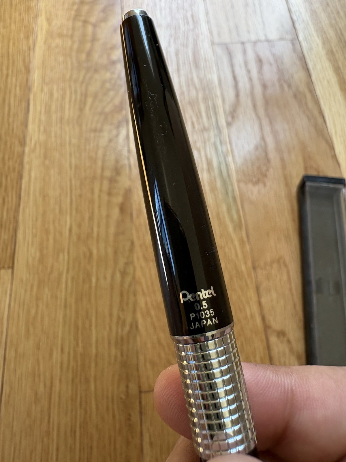 Vintage Pentel Sharp Kerry 0.7mm P1035 Japan Mechanical Pencil Black Silver