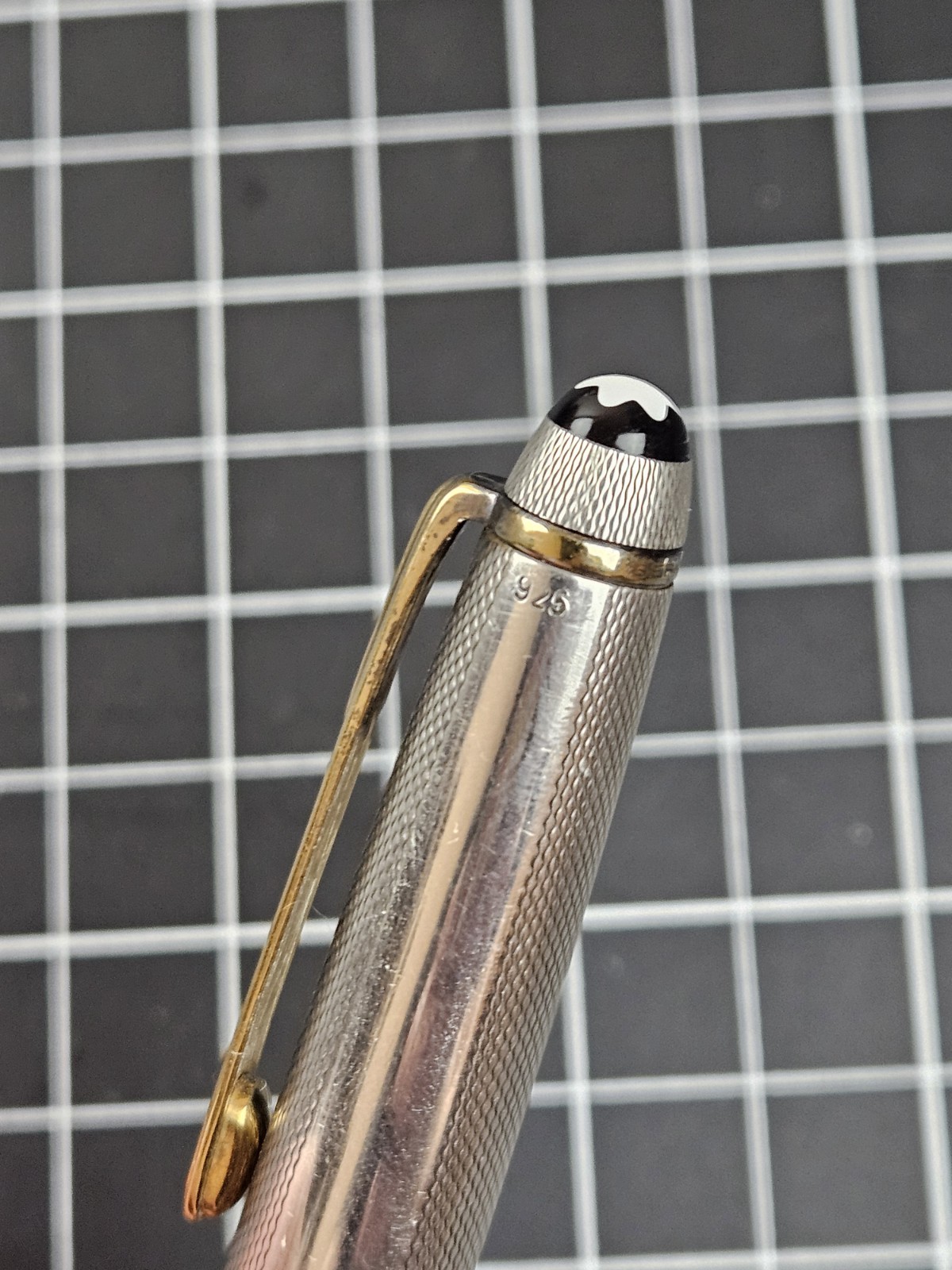 Sterling Silver Montblanc Meisterstuck Barleycorn Mechanical Pencil Needs Repair