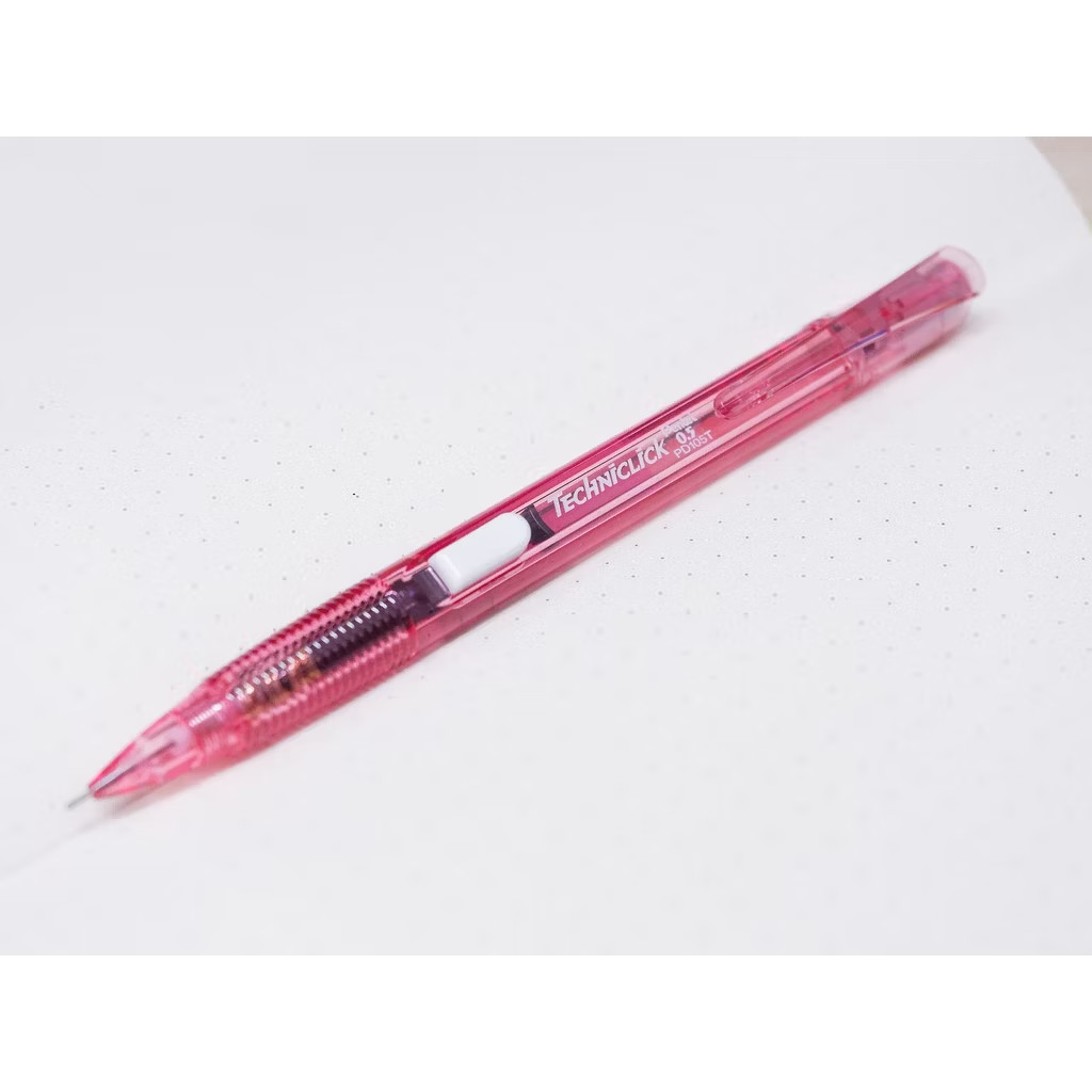 Pentel Techniclick 0.5 mm Mechanical Pencil Side Click Mixed Colors Set of 12