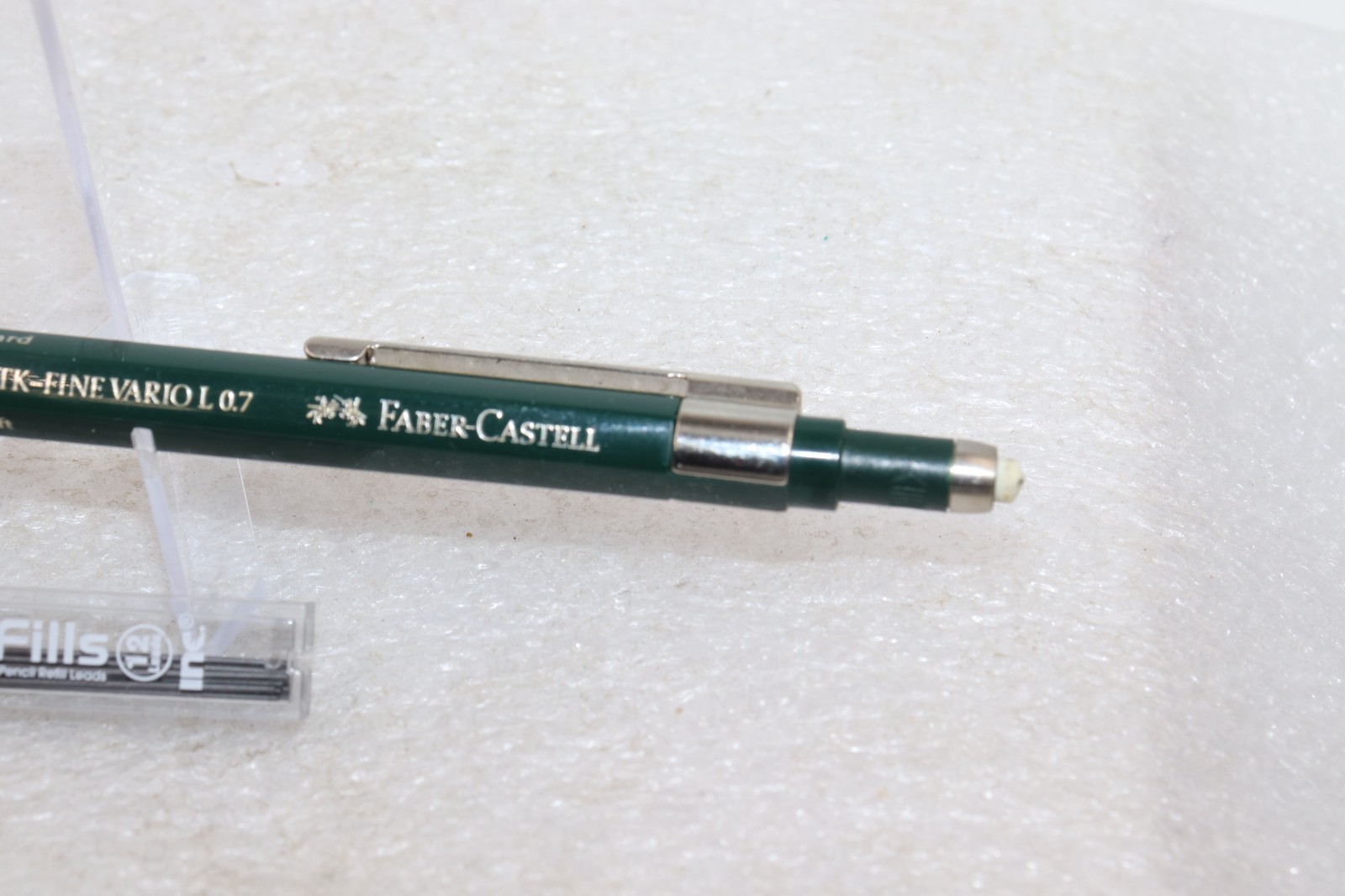 Faber Castell Tk Fine Vario L 0.7mm Drafting Mechanical Pencil with 12 Leads