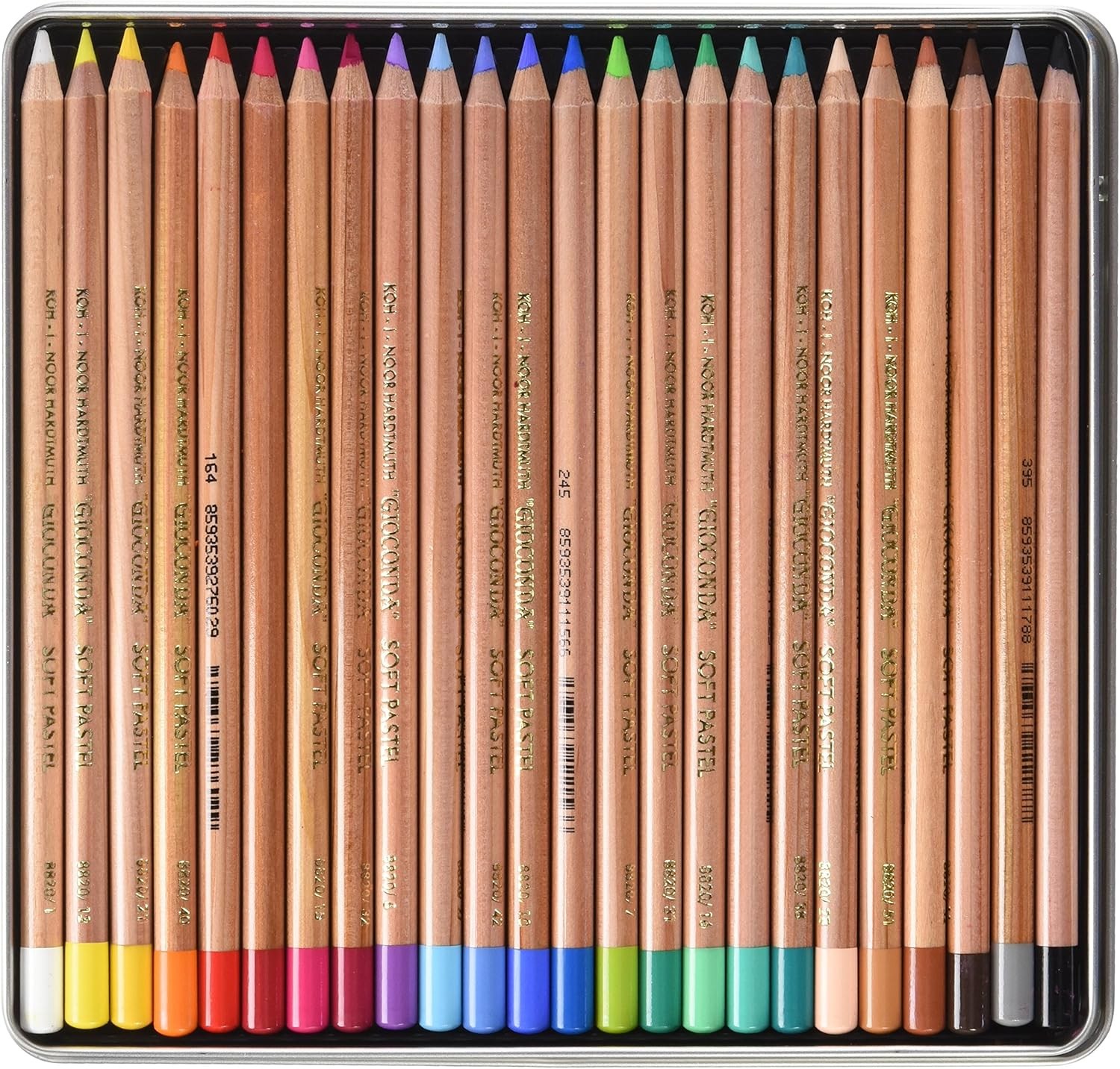 Koh-I-Noor Artist’s Soft Pastel Pencils (Set 24 Count (Pack of 1), Assorted