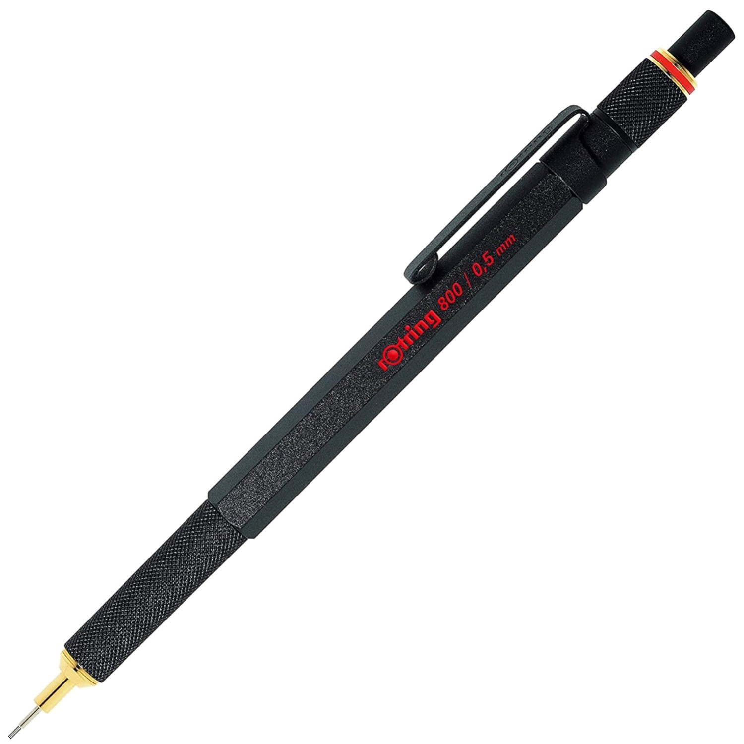 Rotring 800 Mechanical Pencil 0.5mm – Black Metal Barrel