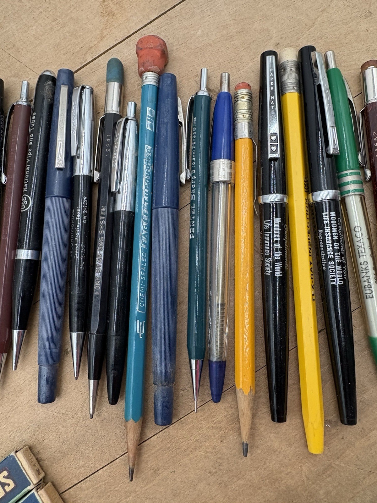 35+ Vintage Advertising Pens/Pencils/Mechanical Scripto Eberhard Faber Stenorace