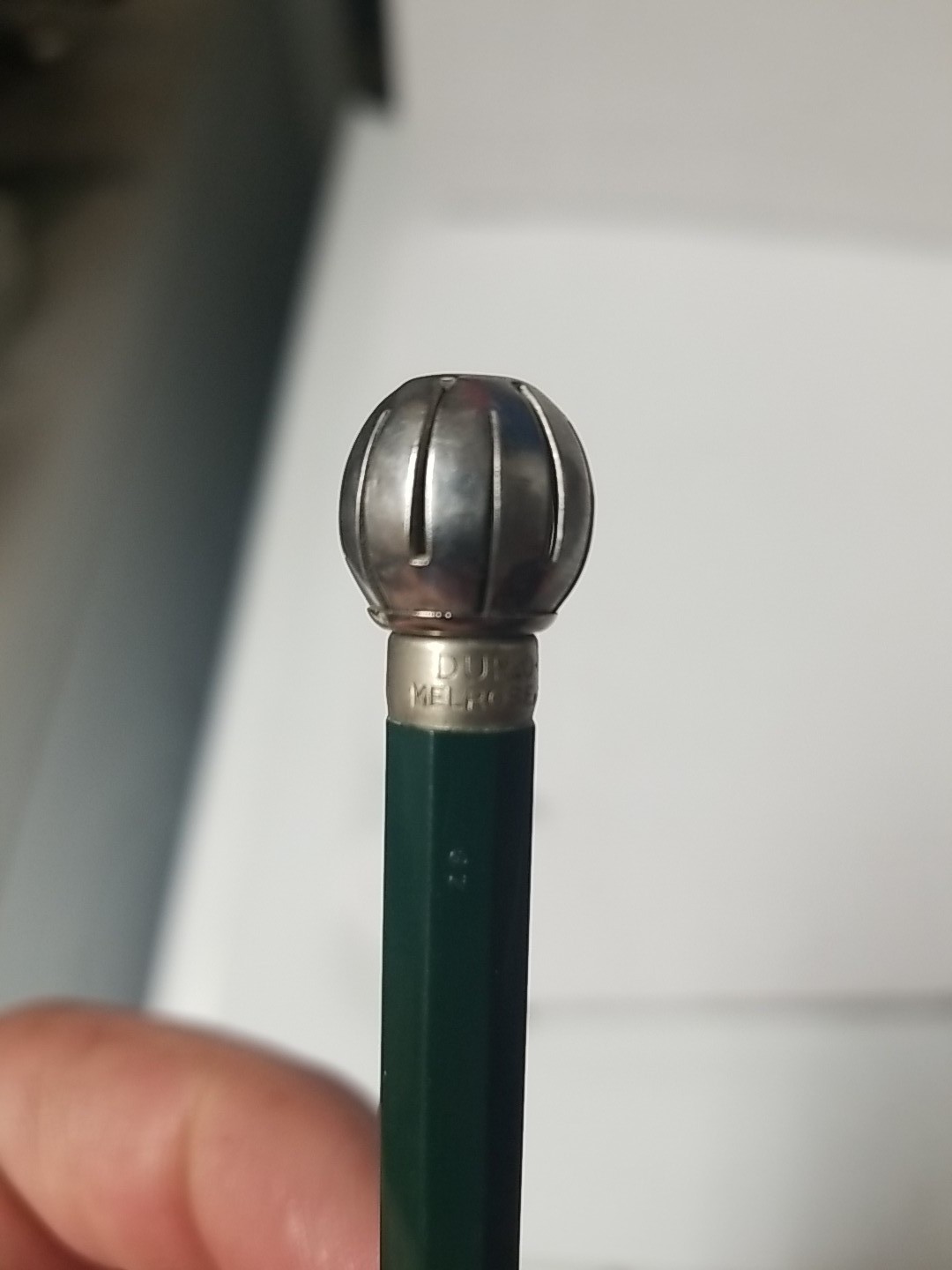 Dur-O-Lite BELL SYSTEM KS8300 Green & Chrome 1.1mm Phone Dialer Pencil – 1940’s