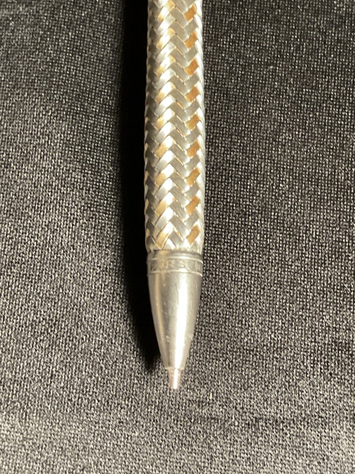PORSCHE Braided Stainless Steel, Propelling Mechanical Pencil￼