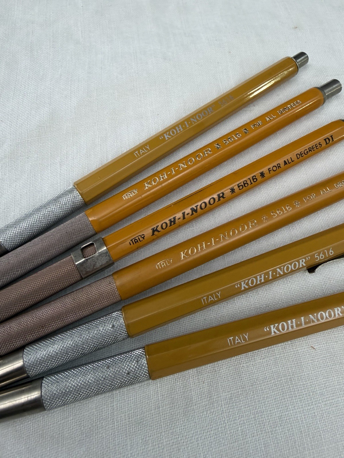 Vintage Koh-I-Noor 5616 lead holder mechanical Drafting Pencils Italy LOT