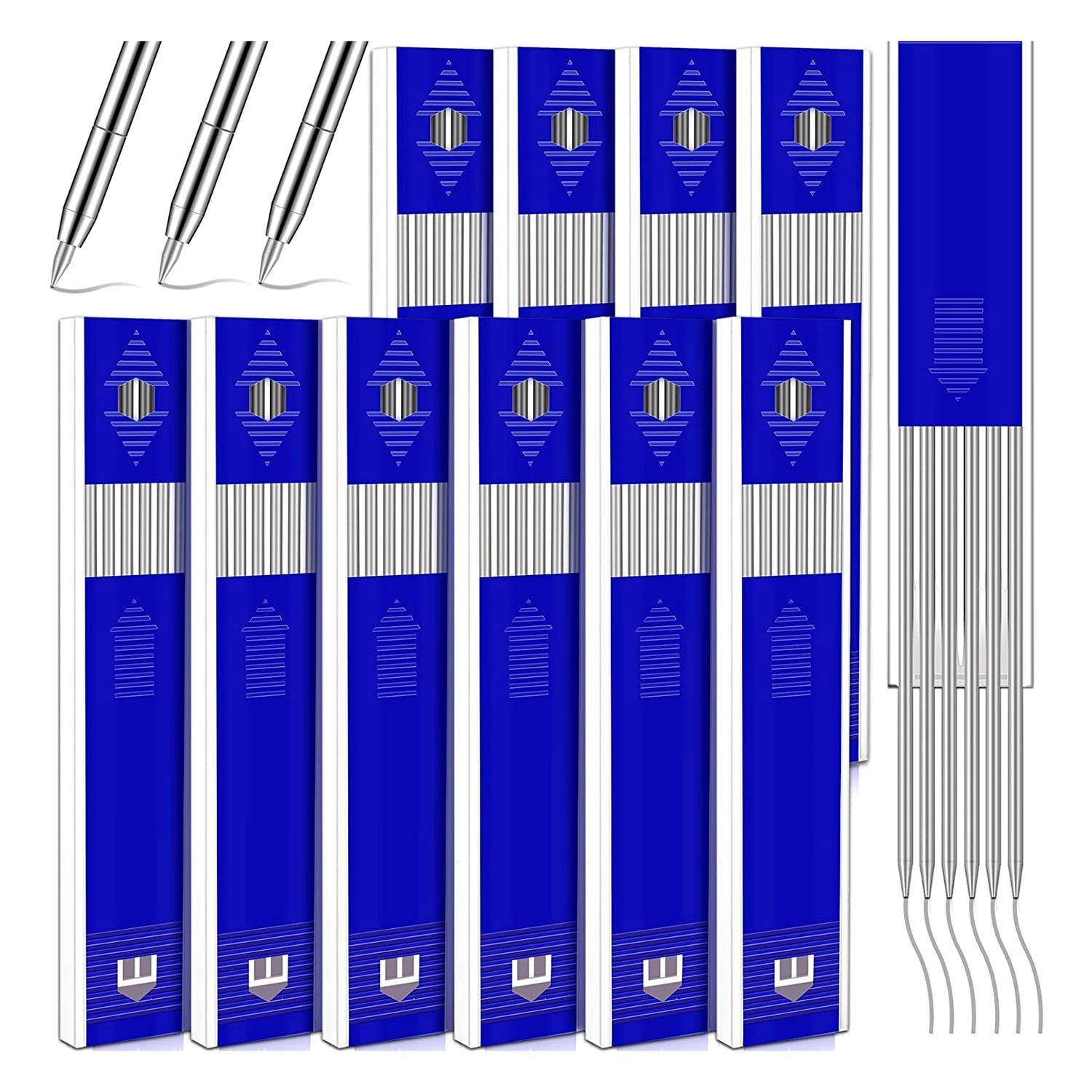 60 Pcs 2.8 mm Solid Pencil Refills for Carpenter Pencils8437