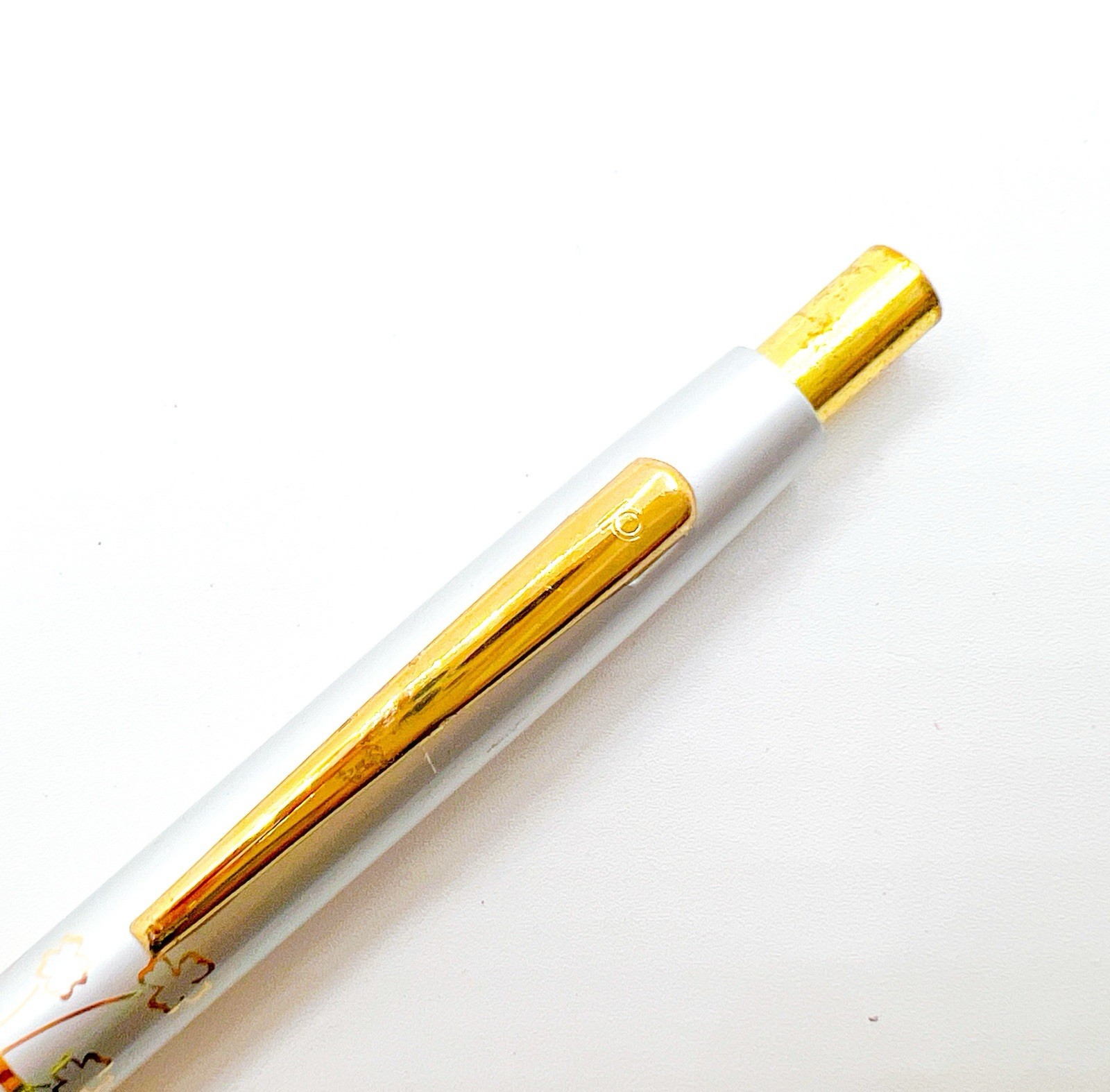 Platinum Mechanical Pencil 0.5 mm Flower Theme Push Cap Functional