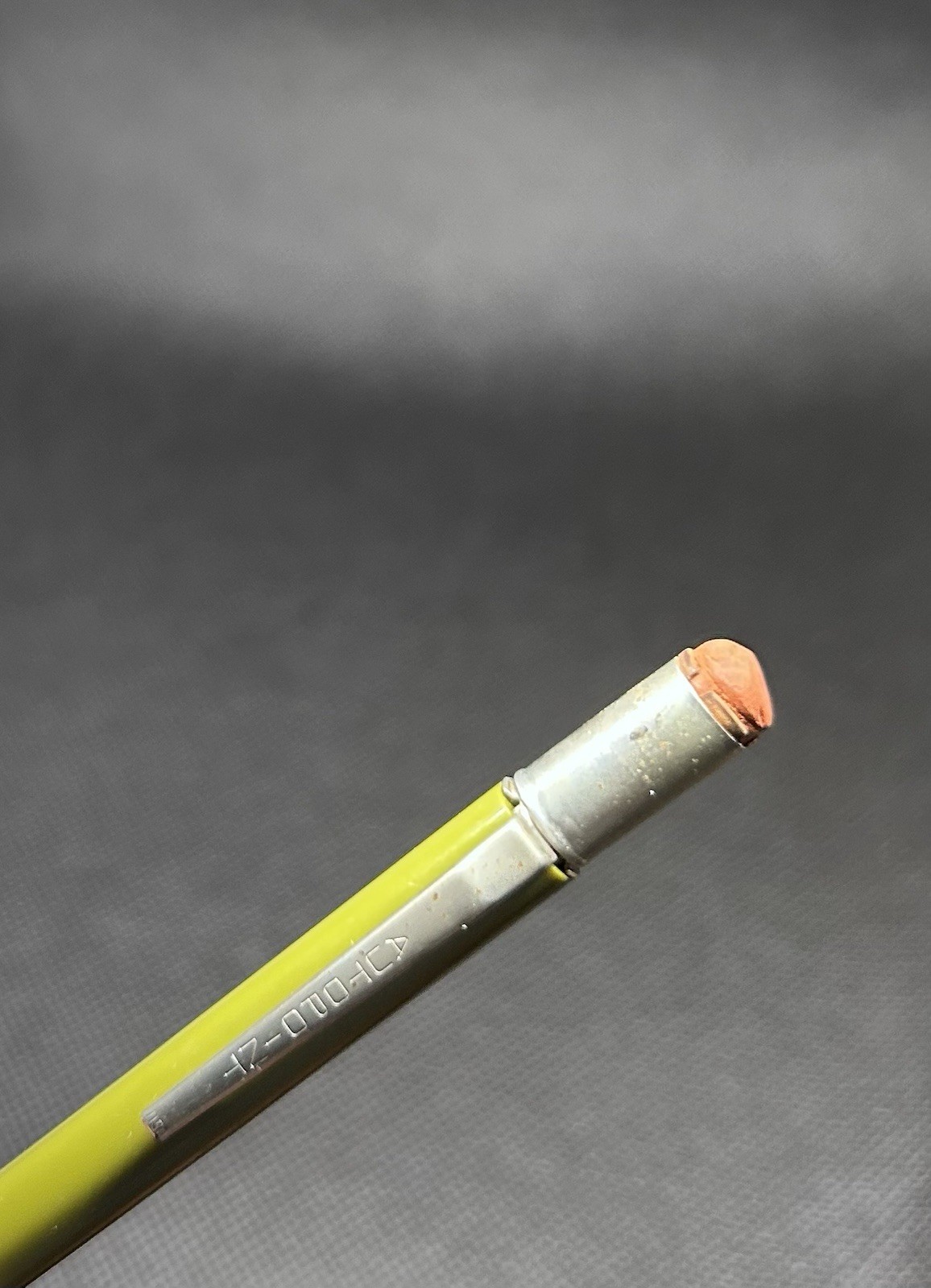Vintage Autopoint Mechanical Pencil Lime Green Red Tip USA 5.5” For Parts/Repair