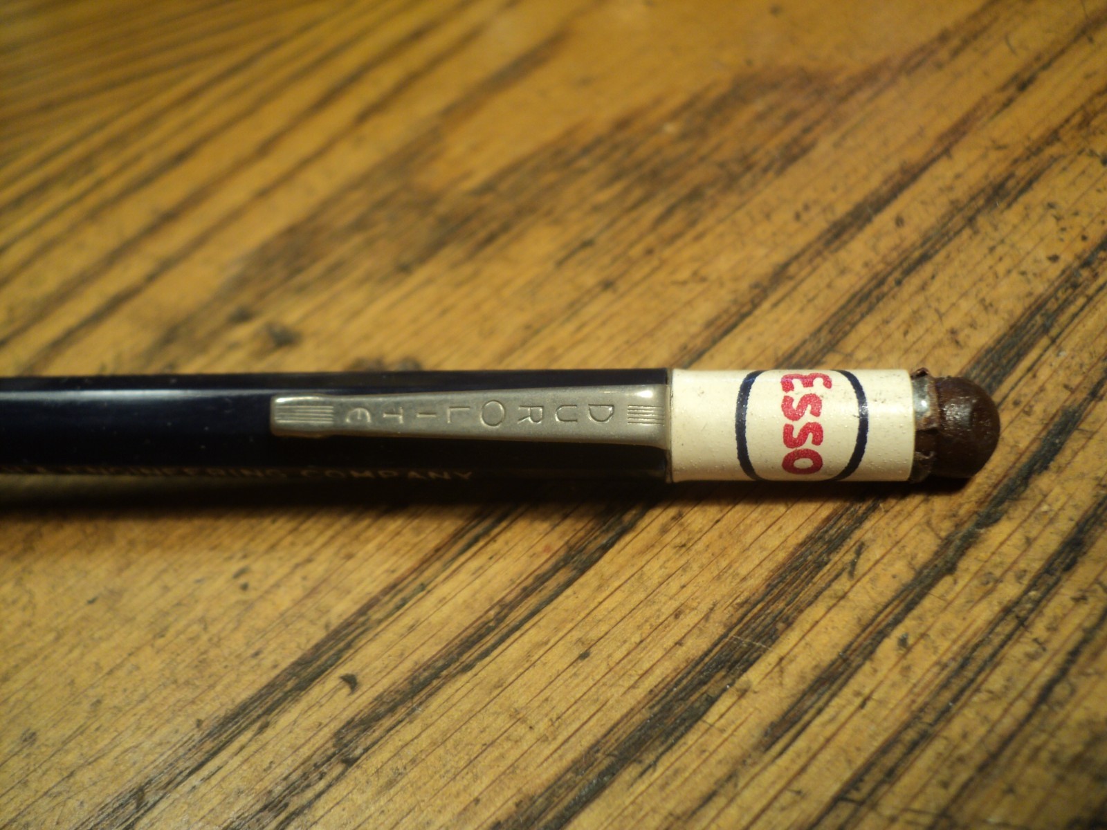 Vintage Durolite Mechanical Pencil Esso Research & Engineering 5-1/2″ Long S