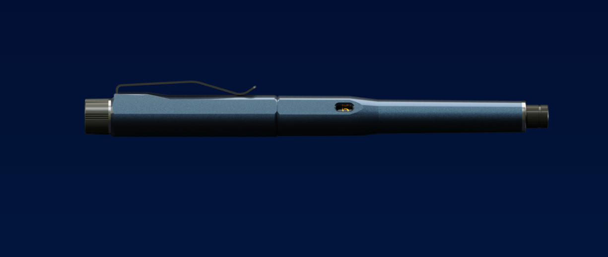 Uni Kuru Toga Dive 0.5mm Mechanical Pencil M5-5000 Abyss Blue Kurutoga Gift