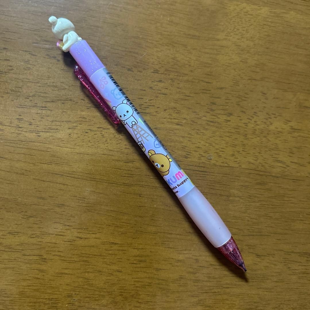 San-X Korilakkuma Mechanical Pencil Glitter Pink Collectible Cute Stationery