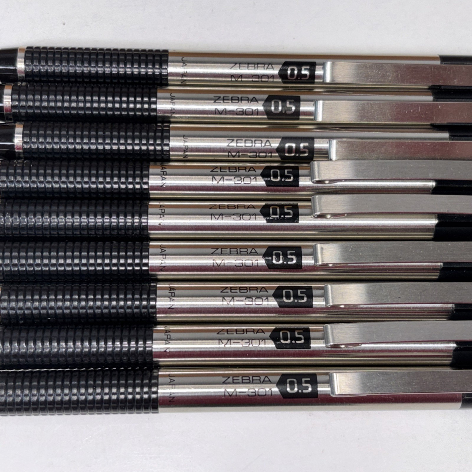 Zebra M-301 Mechanical Pencil Lot of 9 0.5mm Refillable w/ Lead Japan NWOB