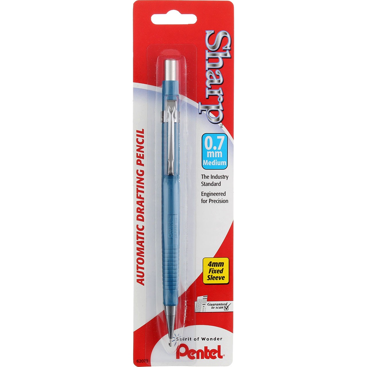 6 Pack Pentel Sharp Premium #2 Mechanical Pencil, 0.7 mm