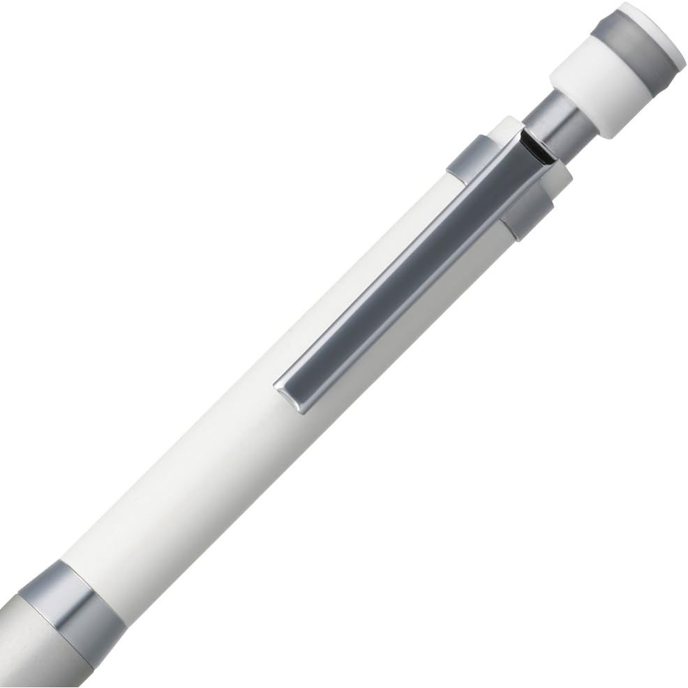 -Ball Kuru Toga High Grade Auto Lead Rotation Mechanical Pencil, 0.5 Mm, White B