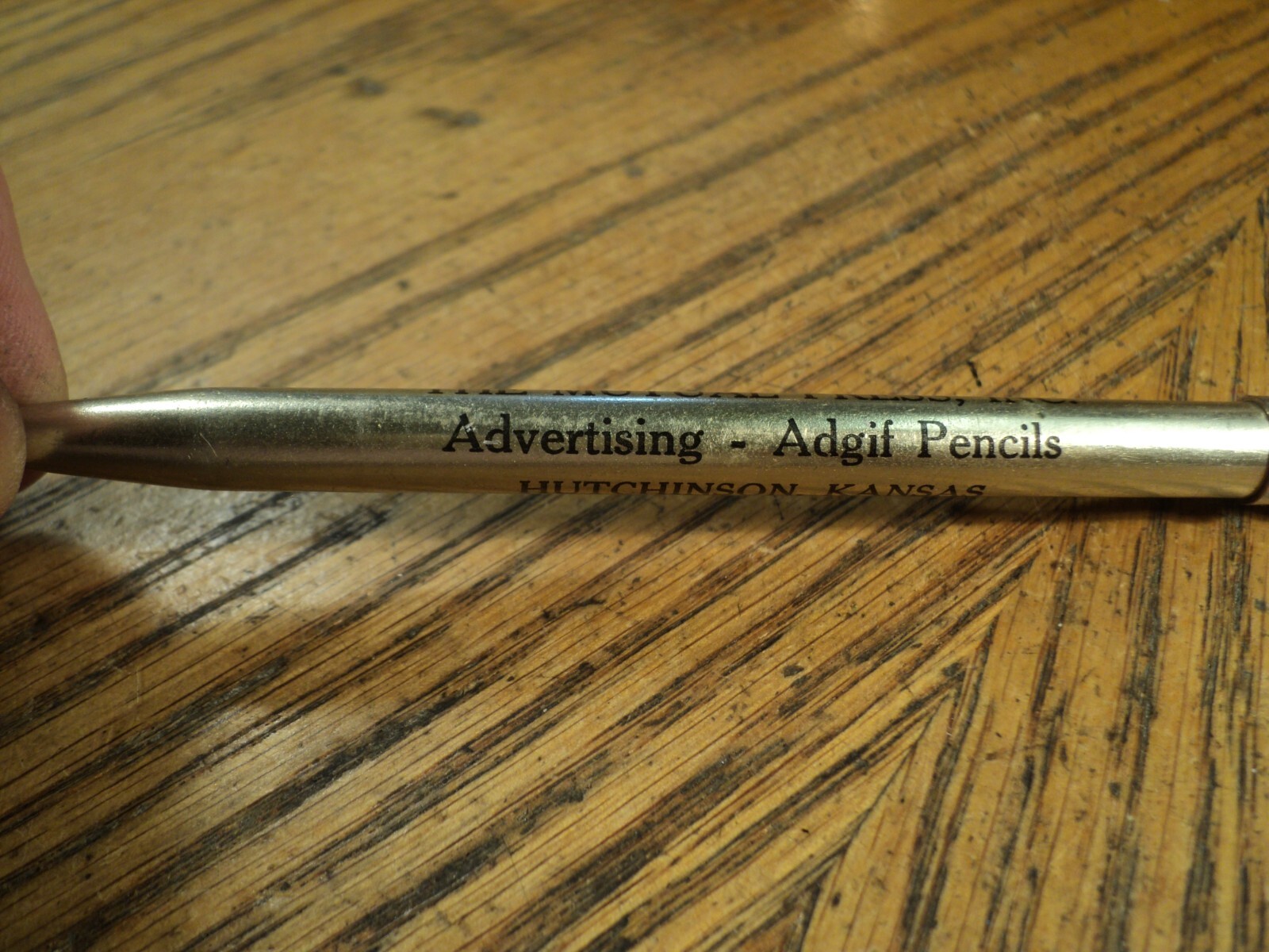 Vintage Adgif Mechanical Pencil Advertising The Mutual Press Inc Hutchinson KS