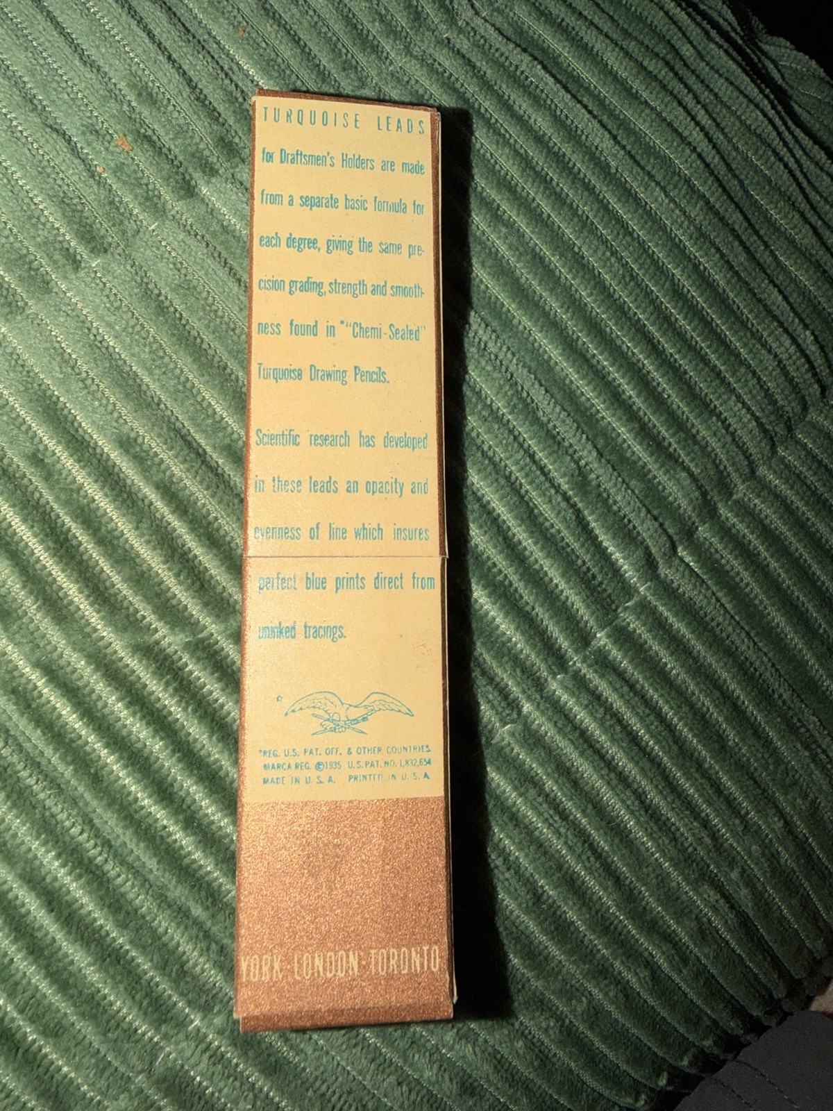 29 Packs EAGLE Turquoise Drawing Leads H, HB, 2B, 2H & More