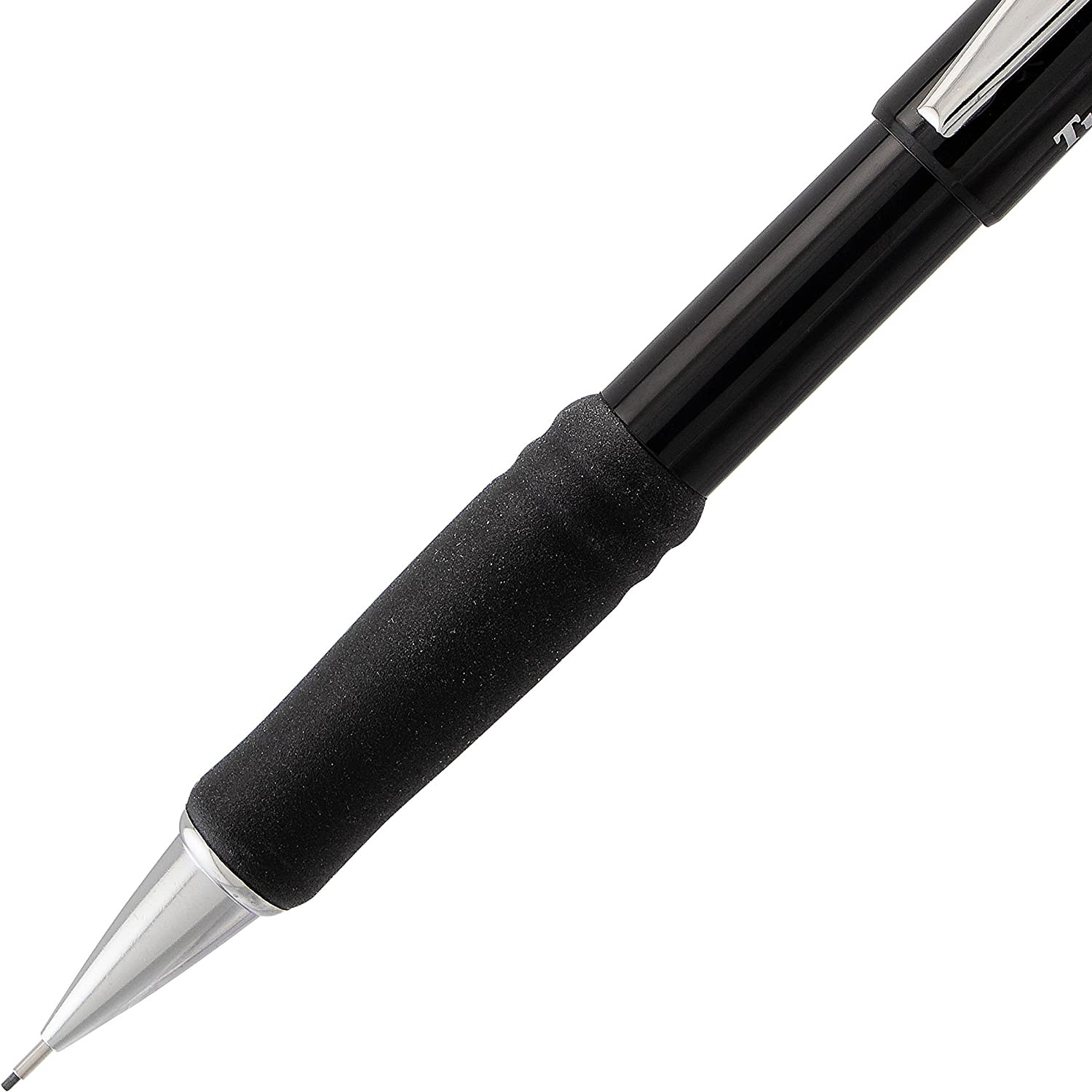 Pentel Twist-Erase III Mechanical Pencil, 0.7mm, Black Barrel, 12 Pack QE517A-12