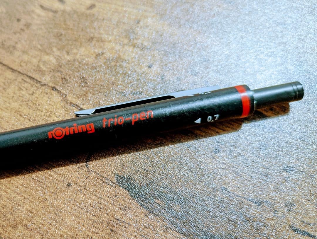 [Discontinued/Used VG] Rotring Trio-Pen Mechanical Pencil ship From JAPAN◎