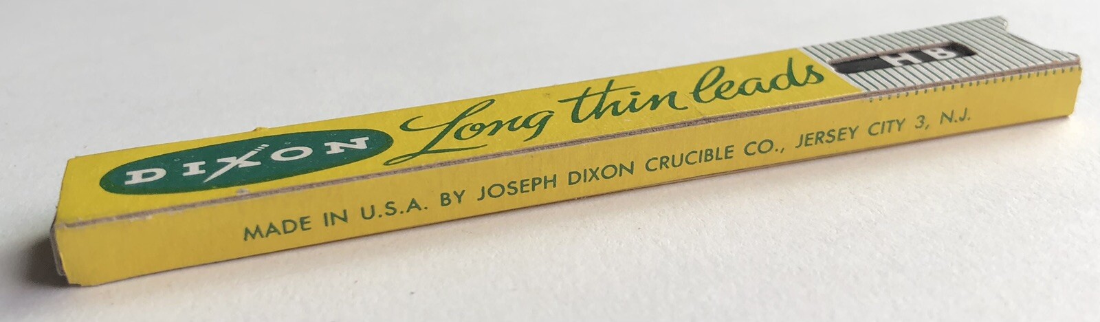 Vintage DIXON Mechanical Pencil Lead 1.1mm HB 12pk NOS Sleeve Card USA