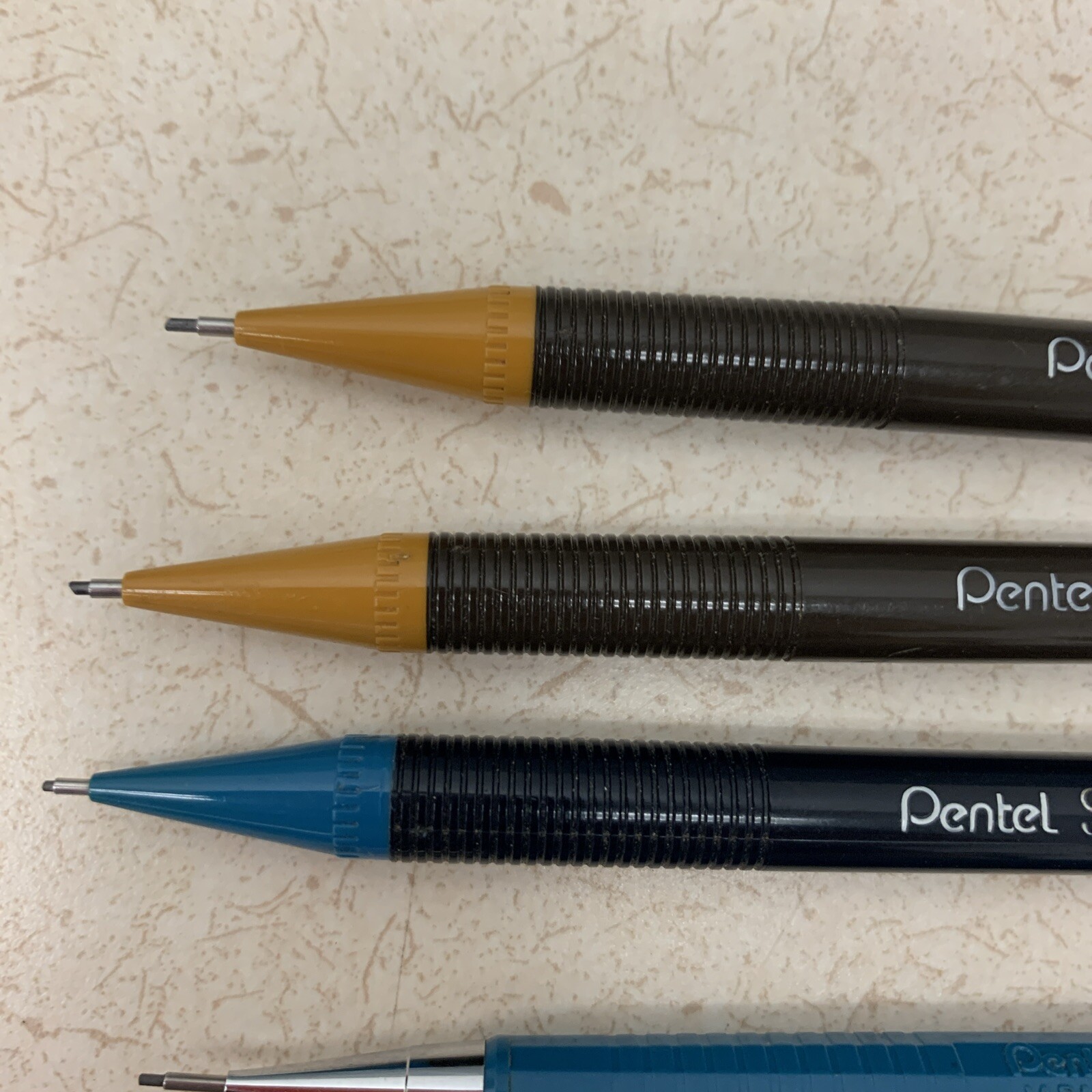 Vintage Pentel Lot of 6 Mechanical Pencils P207 .7mm & Sharplets-2 .7/.9mm Japan