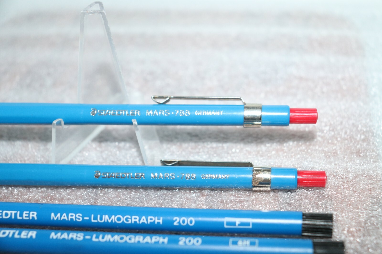 Staedtler Mars 788 Drafting Mechanical Pencil with 6H, F. Leads Lot