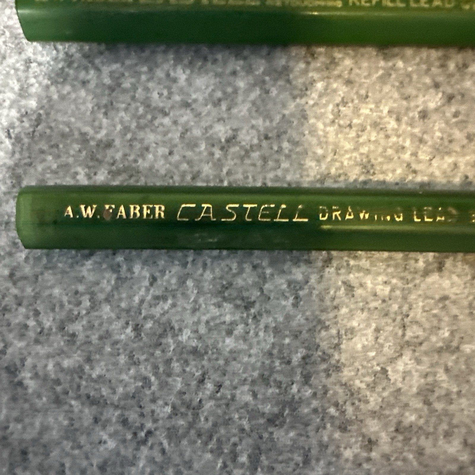 AW Faber Castell Drawing #9030 Refill Lead H Germany Vintage Lot 4 Tubes As IS