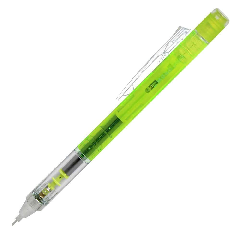 Tombow Mechanical Pencil, Monograph Clear Color 0.5mm, Lime Yellow