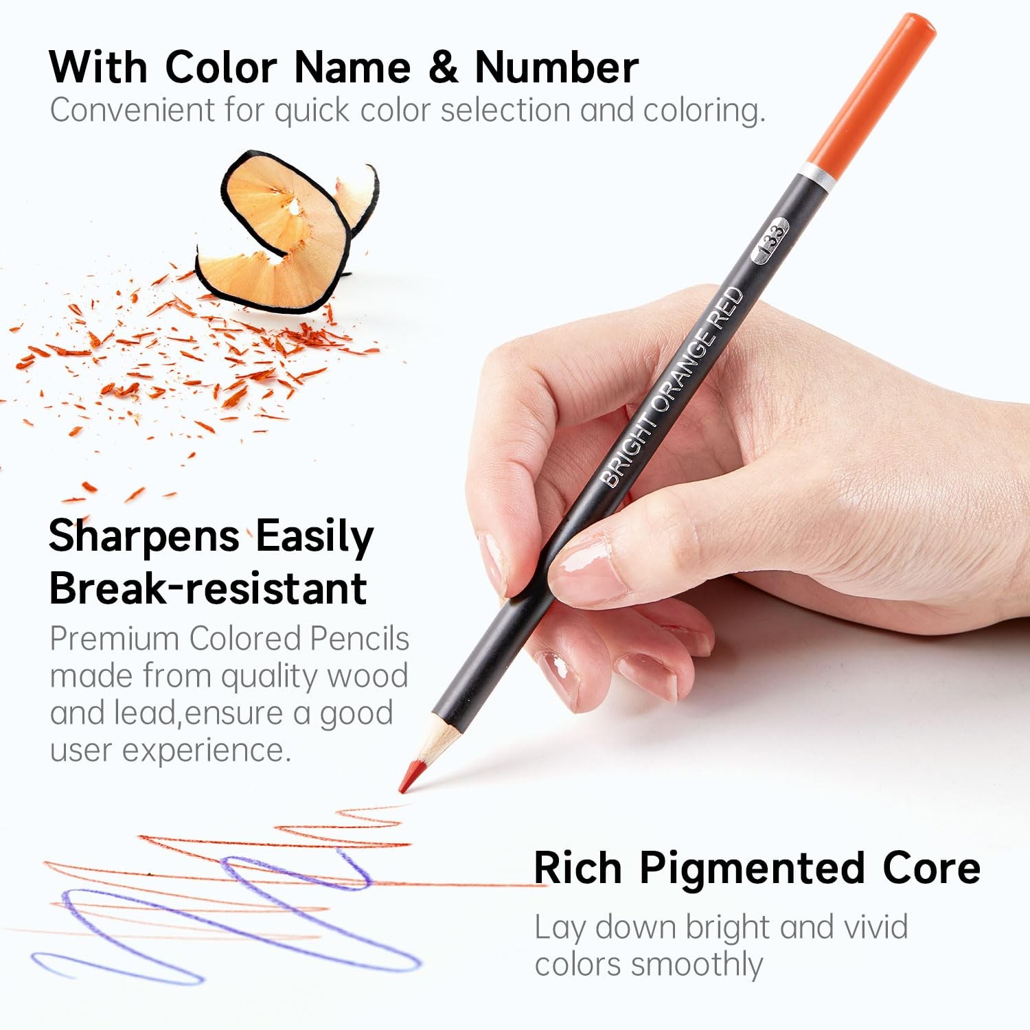 Shuttle Art 138 Colored Pencils for Adults, 1 Count (Pack of 1), 138 Colors