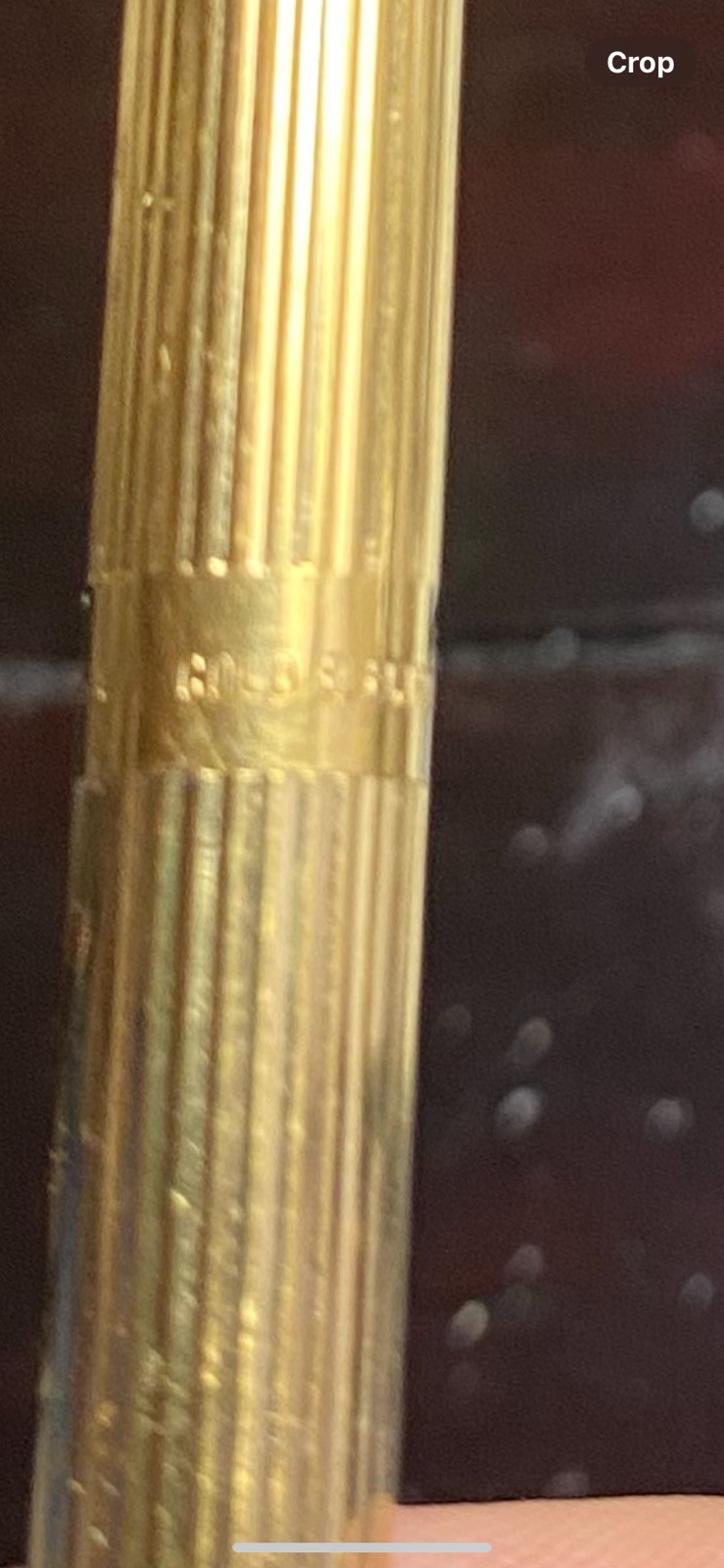 Vintage Sheaffer Gold Electroplated Mechanical Pencil White Dot Clip No Lead